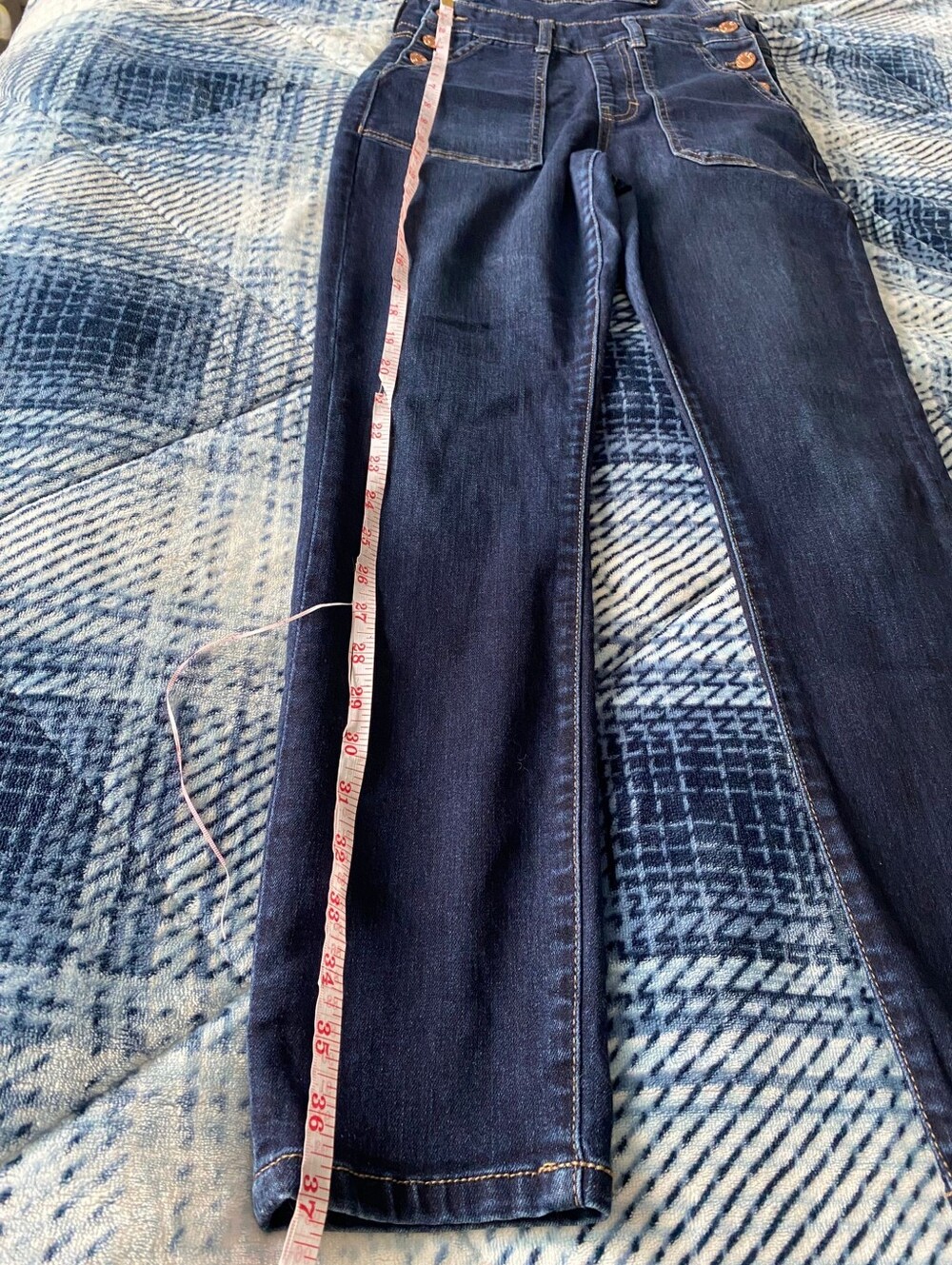 GUESS Indigo Blue Denim Overalls for Women Like New ❤️ - Picture 11 of 11
